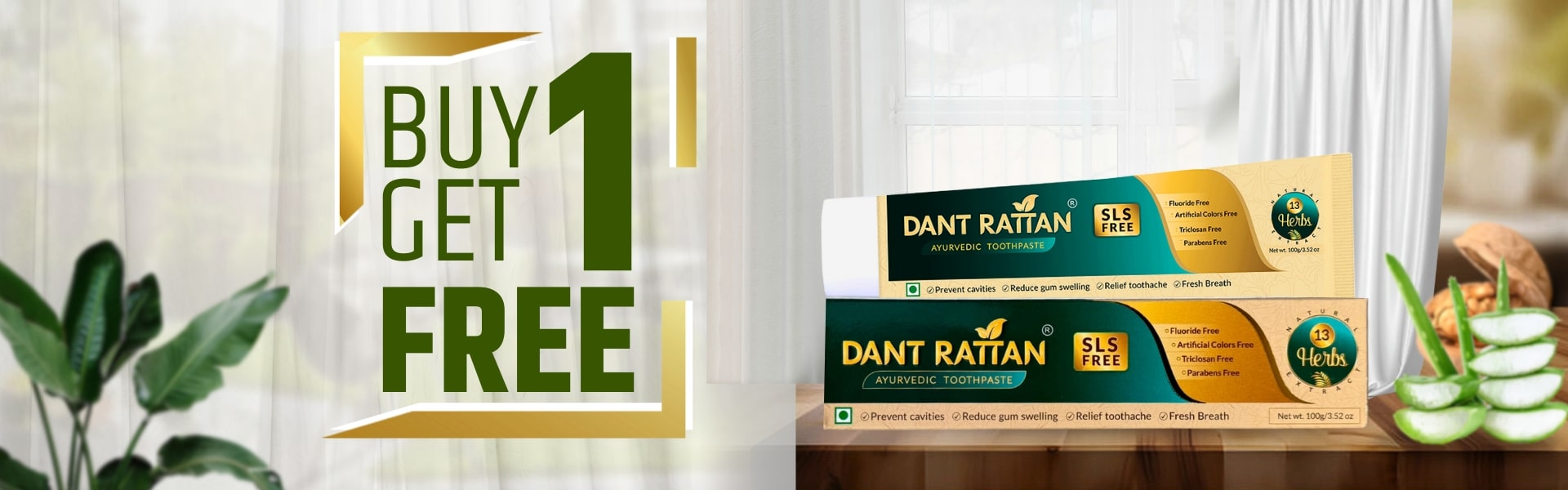 Ayurvedic SLS Free Toothpaste by Rajni Herbal