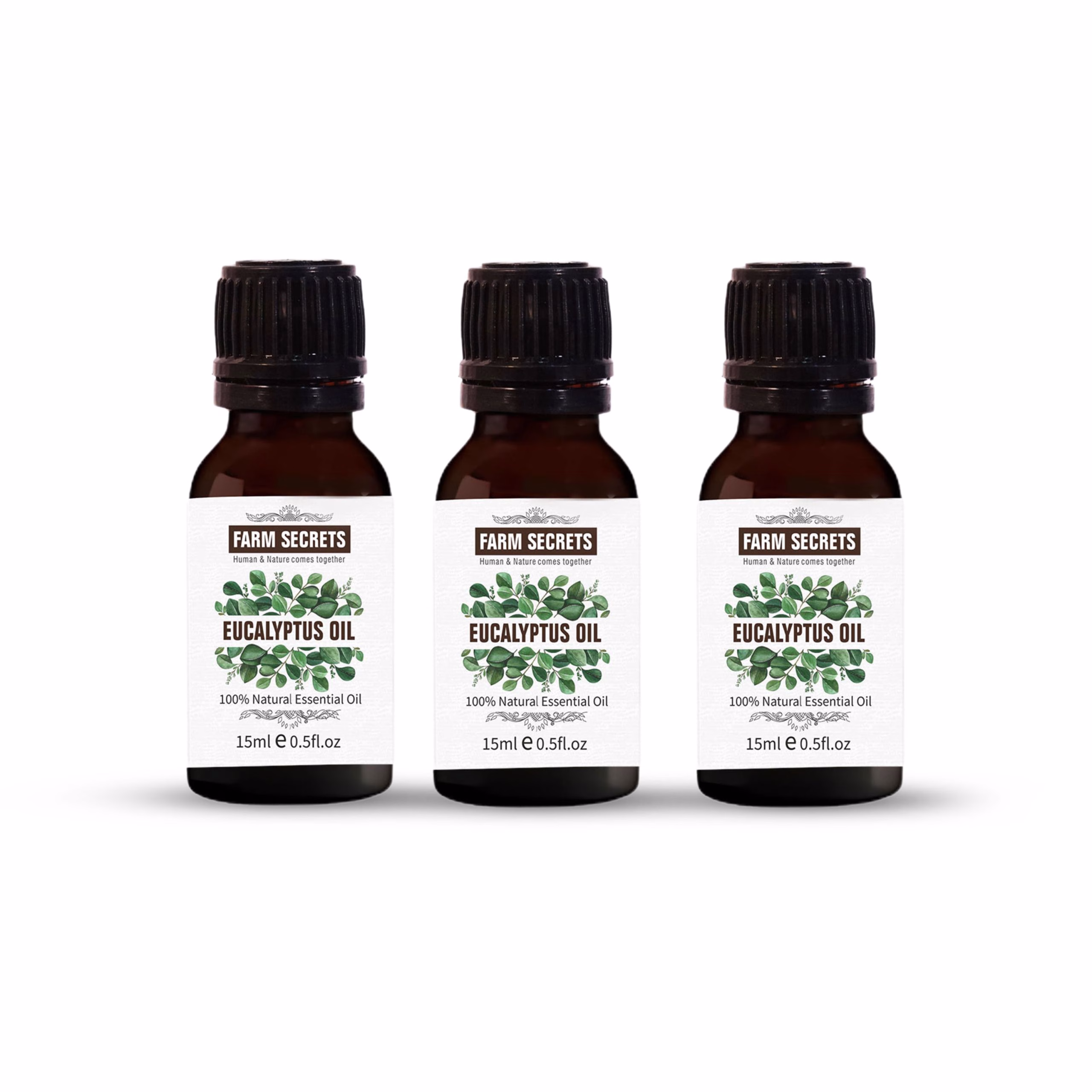 Farm Secrets Eucalyptus Oil 15ml Pack of 3 – Natural Essential Oil Set