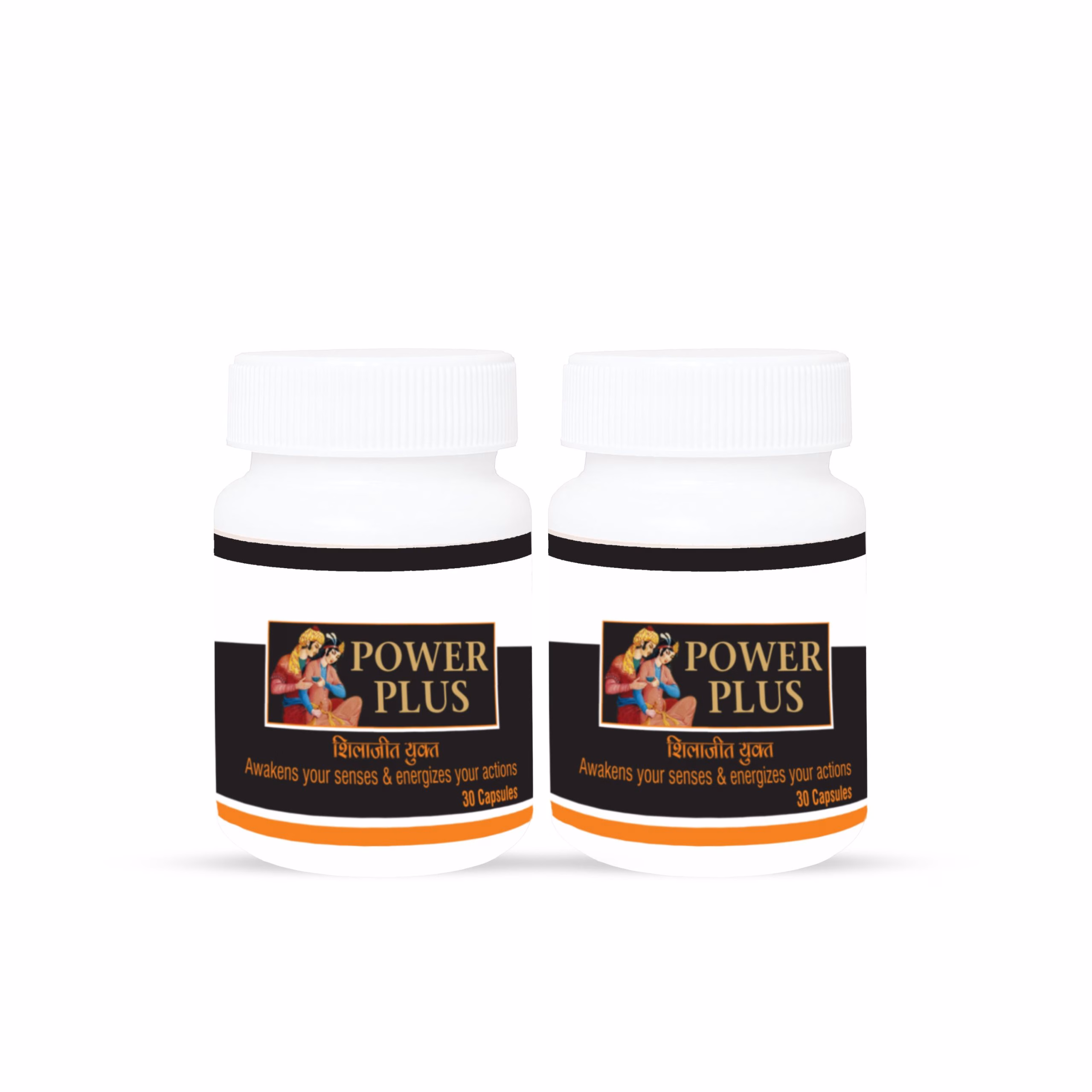 Herbo Rattan Power Plus 30 Capsules Pack of 2 for energy and vitality boost