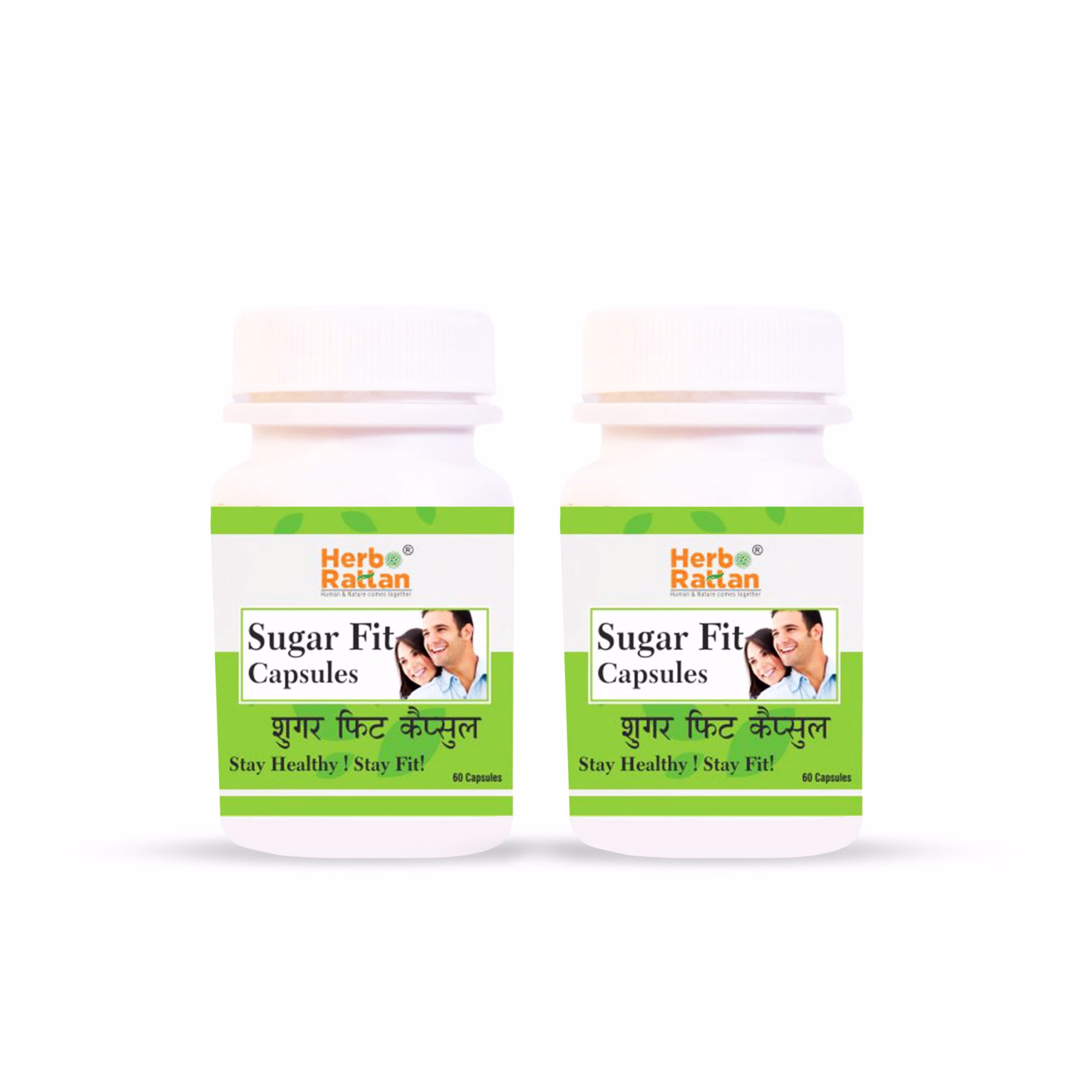Herbo Rattan Sugar Fit Capsules Pack of 2 for Blood Sugar Support