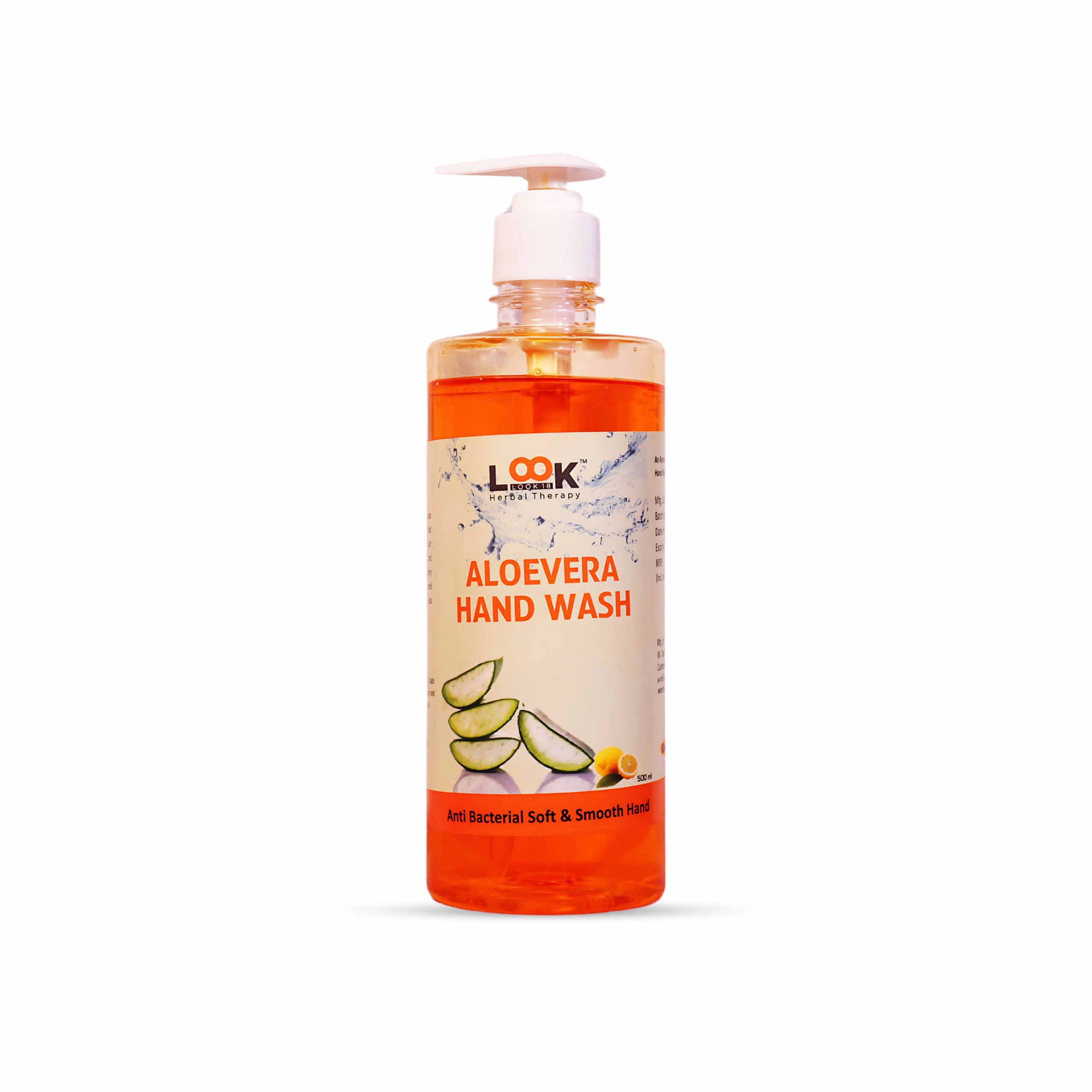 Look 18 Aloe Vera Hand Wash 500ml with Aloe Vera Extract
