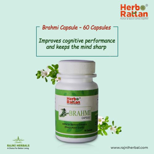 Herbo Rattan Brahmi Capsule – 60 Capsules (Pack of 2)