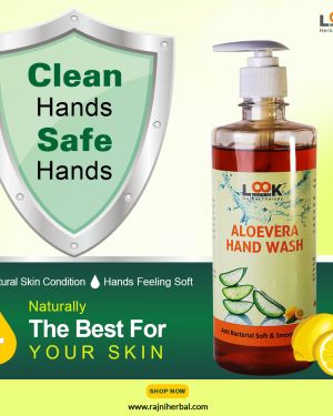 Look 18 Aloe Vera Hand Wash -500ml (Pack of 3)