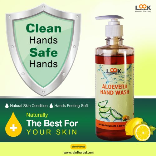 Look 18 Aloe Vera Hand Wash -500ml (Pack of 3)