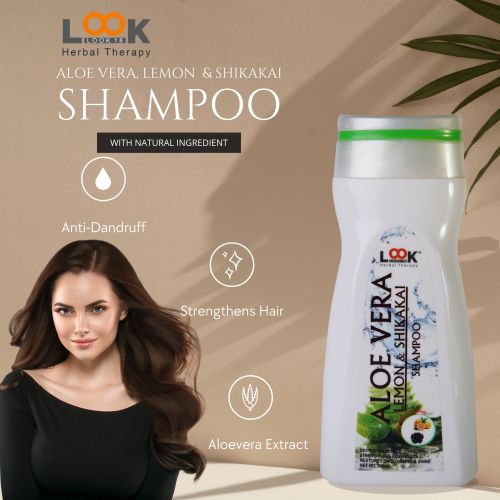 Look 18 Aloe Vera, Lemon & Shikakai Shampoo -200ml (Pack of 3)