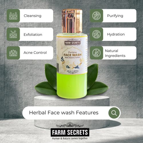 Farm Secrets Purifying Face Wash -100ml (Pack of 4)