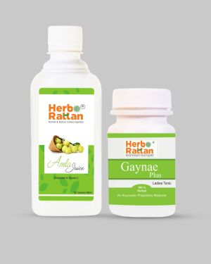 Herbo Rattan Amla Juice – 500ml + Gynae Plus – 60 capsules