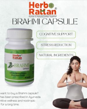 Herbo Rattan Brahmi Capsule – 60 Capsules