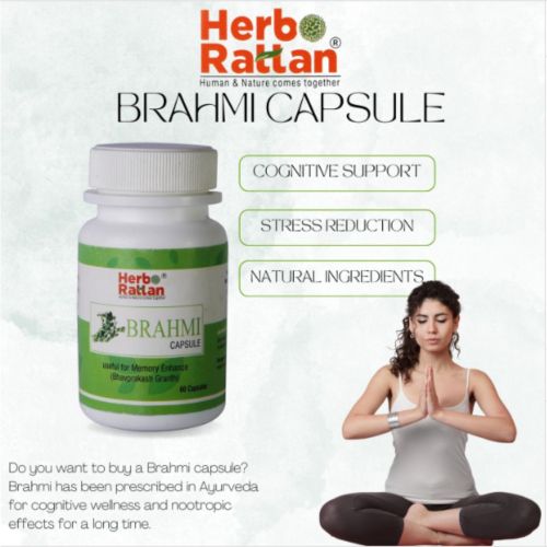 Herbo Rattan Brahmi Capsule – 60 Capsules