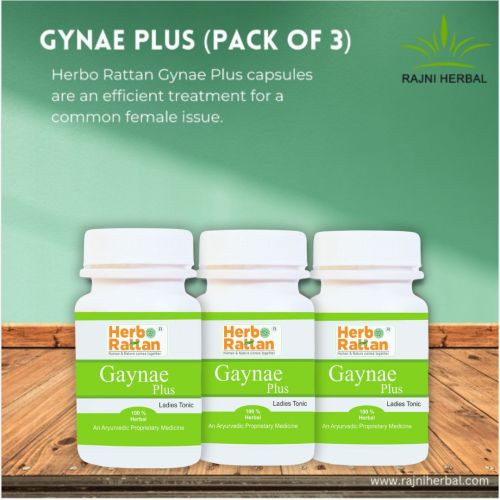 Herbo Rattan Gynae Plus – 60 capsules (Pack of 3)