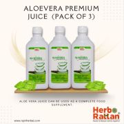 Herbo Rattan AloeVera Premium Juice -500ml (Pack of 3)