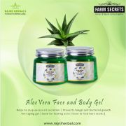 Farm Secrets AloeVera Face and Body Gel -220gm (Pack of 2)