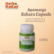 Herbo Rattan Apamarga Kshara Capsule – 60 Capsules + Liver Rattan ARQ – 200 ml