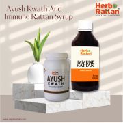 Herbo Rattan Ayush Kwath – 100gm + Immune Rattan Syrup – 200 ml