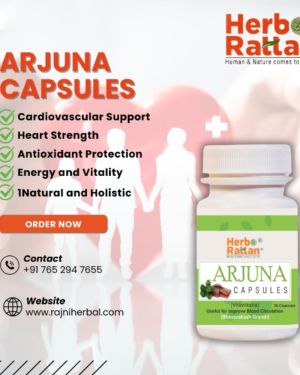 Herbo Rattan Arjuna Capsule – 60 Capsules (Pack of 3)