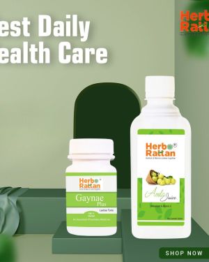 Herbo Rattan Amla Juice – 500ml + Gynae Plus – 60 capsules