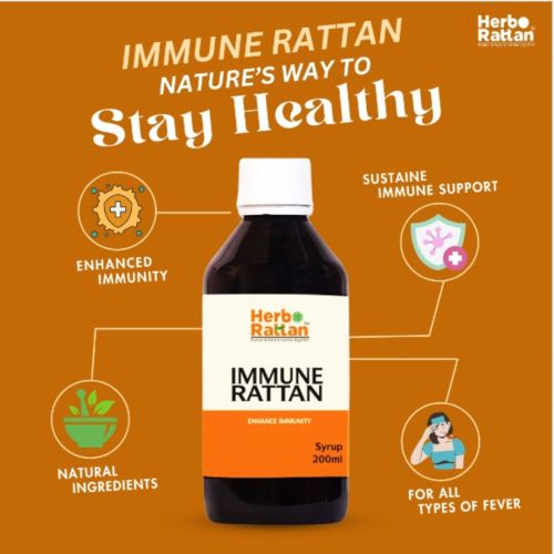 Herbo Rattan Immune Rattan Syrup – 200 ml