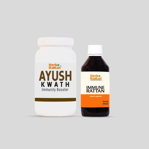 Herbo Rattan Ayush Kwath – 100gm + Immune Rattan Syrup – 200 ml