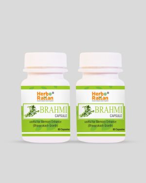 Herbo Rattan Brahmi Capsule – 60 Capsules (Pack of 2)