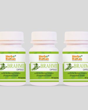 Herbo Rattan Brahmi Capsule – 60 Capsules (Pack of 3)