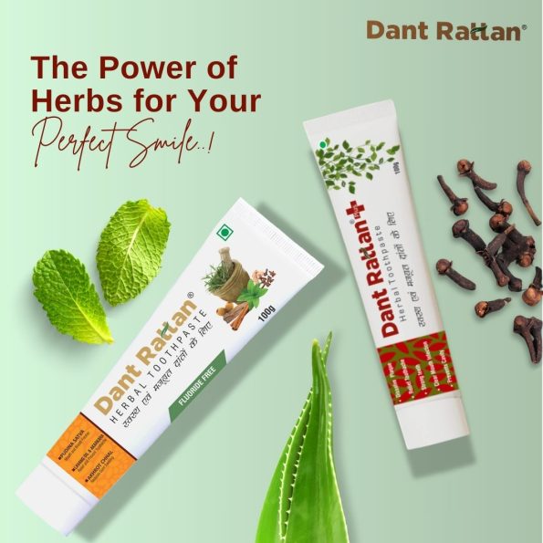 Combo of herbal and plus herbal toothpaste for complete dental health.