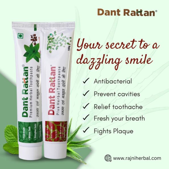 Herbal and premium toothpaste combo for enhanced oral health.