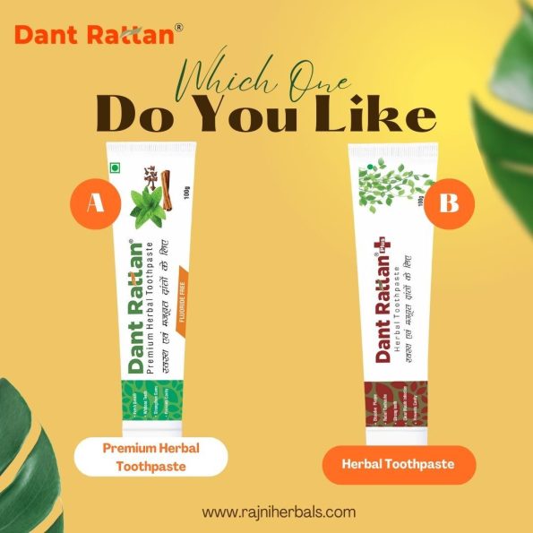 Herbal and premium toothpaste combo for enhanced oral health.