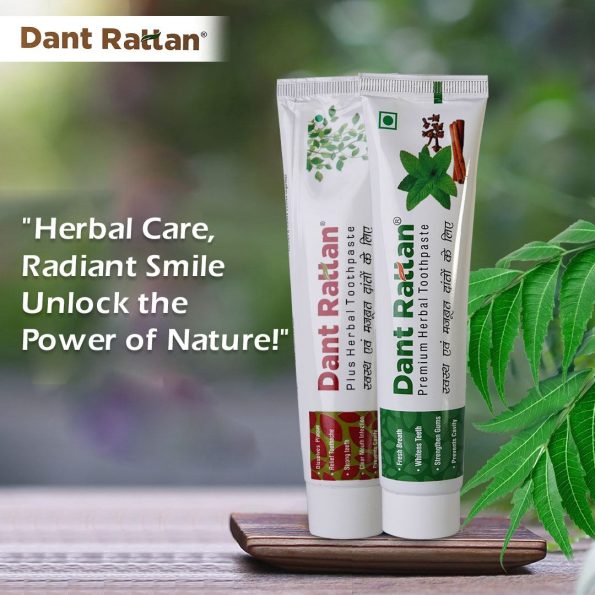 Herbal and premium toothpaste combo for enhanced oral health.