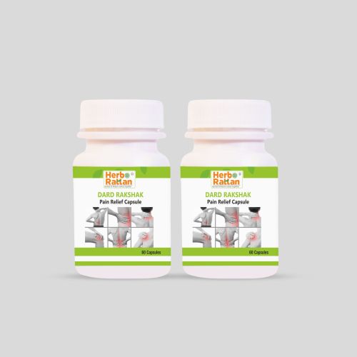 Herbo Rattan Dard Rakshak Pain Relief Capsule – 60 Capsules (Pack of 2)