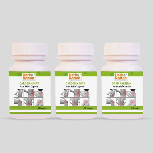 Herbo Rattan Dard Rakshak Pain Relief Capsule – 60 Capsules (Pack of 3)