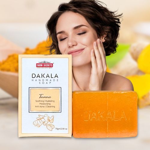 Farm Secrets Dakala Herbal Turmeric Handmade Soap – 75gm