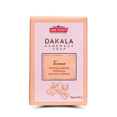 Farm Secrets Dakala Herbal Turmeric Handmade Soap – 75gm