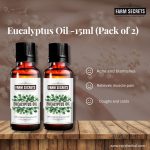 Farm Secrets Eucalyptus Oil 15ml (Pack of 2) – Pure Essential Oil