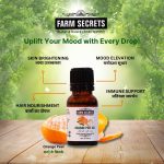 Farm Secrets Orange Peel Oil – 15ml for Skin and Aromatherapy