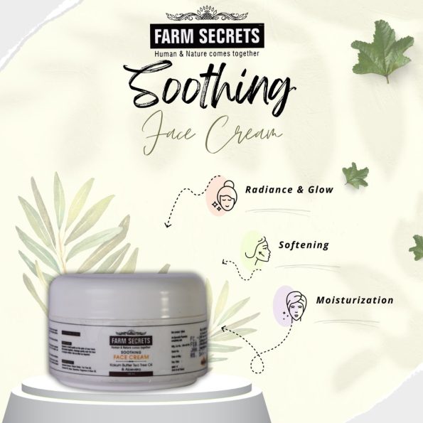 Farm Secrets Soothing Face Cream 100ml for Sensitive Skin