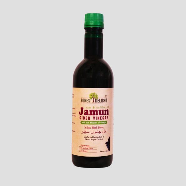 Jamun cider vinegar for blood sugar control and digestive health.