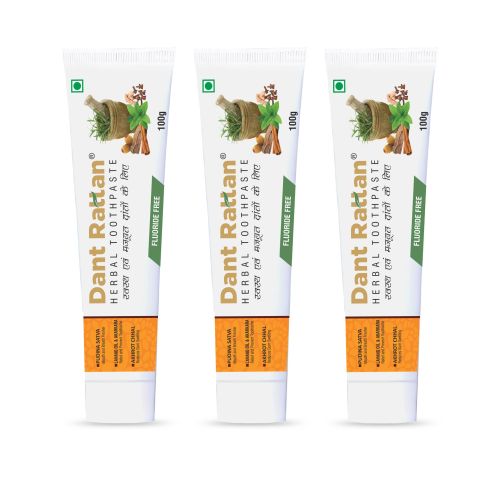 Dant Rattan Herbal Toothpaste -100gm (Pack of 3)