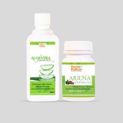 Herbo Rattan AloeVera Premium Juice – 500ml + Arjuna Capsule – 60 Capsules