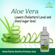 Herbo Rattan AloeVera Premium Juice – 500ml + Arjuna Capsule – 60 Capsules