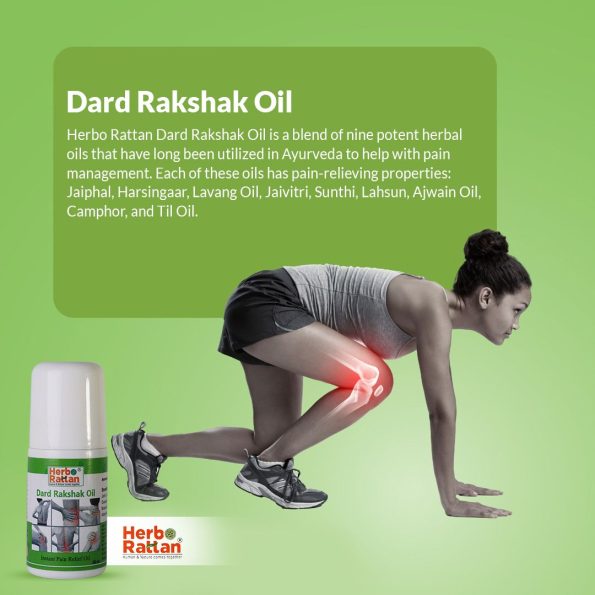 Herbo Rattan Dard Rakshak Oil 50ml for Joint and Muscle Pain Relief