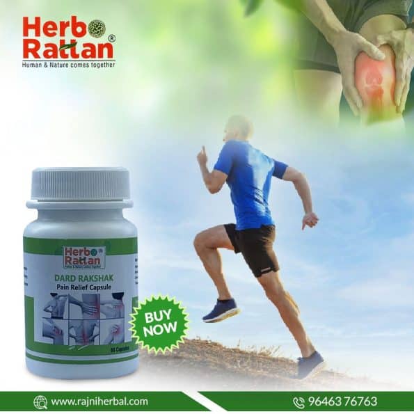 Herbo Rattan Dard Rakshak Oil 50ml with Pain Relief Capsule 60 Capsules for Joint & Muscle Relief