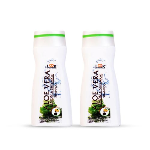 Look 18 Aloe Vera, Lemon & Shikakai Shampoo -200ml (Pack of 2)