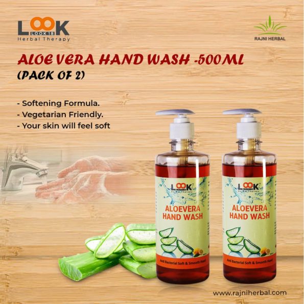 Look 18 Aloe Vera Hand Wash 500ml with Aloe Vera Extract