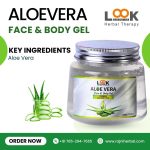 Look 18 Aloe Vera Face and Body Gel 220gm