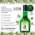 Look 18 Hair Oil – Herbal Nourishment for Healthy Hair