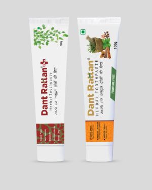 Dant Rattan Plus Herbal Toothpaste (100gm) + Herbal Toothpaste (100gm)