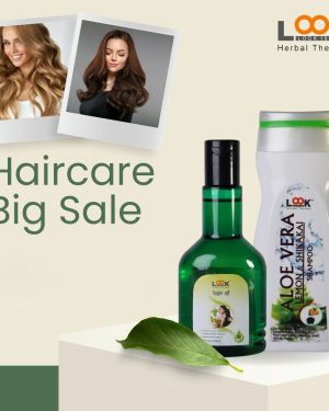 Look 18 Aloe Vera, Lemon & Shikakai Shampoo (200ml) + Hair Oil (100ml+20ml)