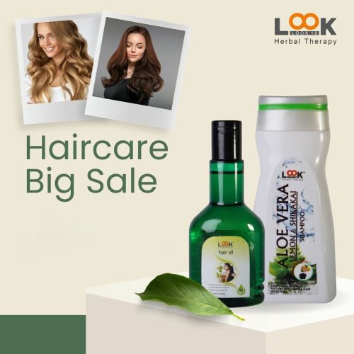 Look 18 Aloe Vera, Lemon & Shikakai Shampoo (200ml) + Hair Oil (100ml+20ml)