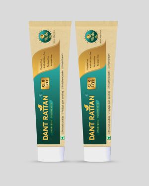 Dant Rattan Ayurvedic SLS FREE Toothpaste – 100gm (Pack Of 2)