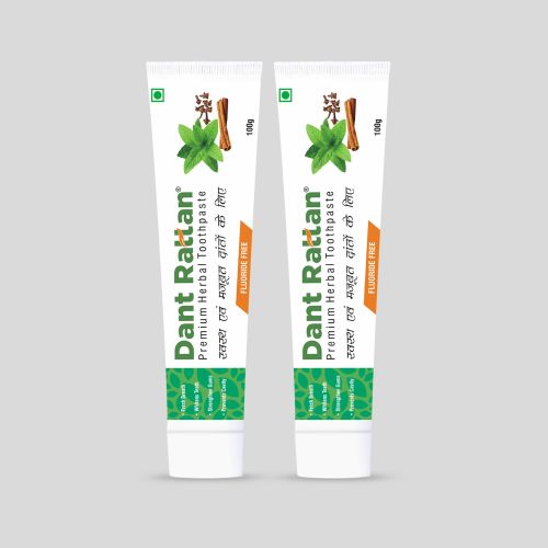 Dant Rattan Premium Herbal Toothpaste -100gm (Pack of 2)